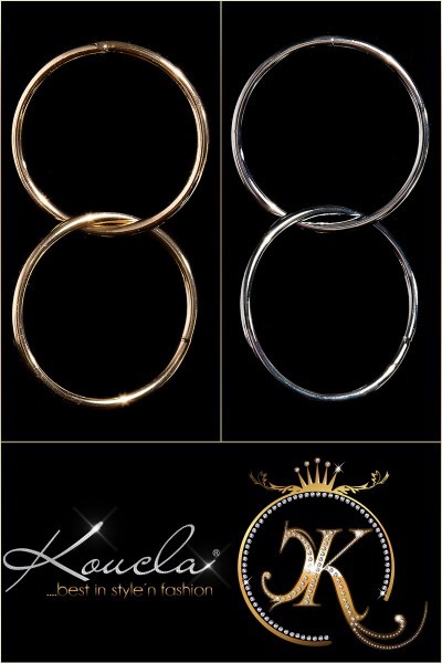 Koucla Trendy Ohrstecker Ringoptik