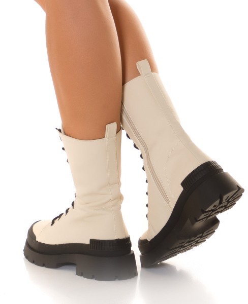 Koucla Trendy Schnür Stiefeletten