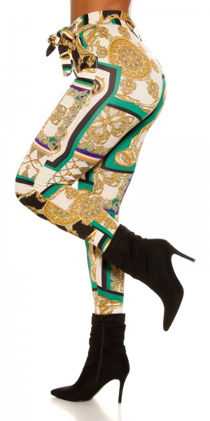 Koucla Trendy Stoffhose Mit Gürtel