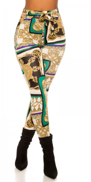 Koucla Trendy Stoffhose Mit Gürtel