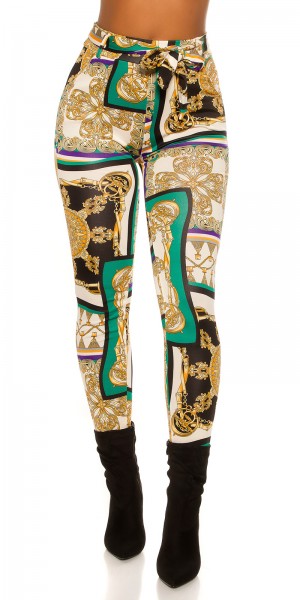 Koucla Trendy Stoffhose mit Gürtel