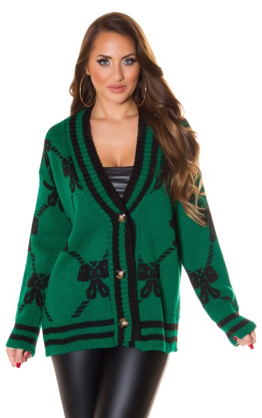 Koucla Trendy Strickcardigan Zum Knöpfen