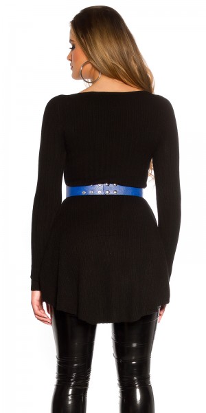 Koucla Trendy Taillengürtel Lederlook Mit Nieten