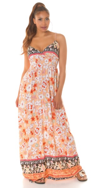 Koucla Trendy Träger Maxikleid Boho-look