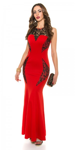 Koucla Red Carpet Look! Koucla Abendkleid Mit Stickerei