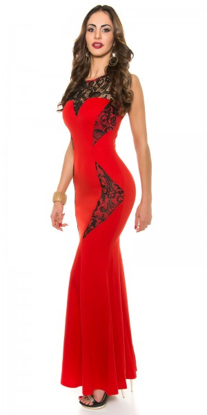 Koucla Red Carpet Look! Koucla Abendkleid Mit Stickerei