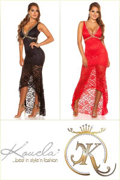 Koucla Red-Carpet-Look! Sexy Koucla Abendkleid Mit Spitze