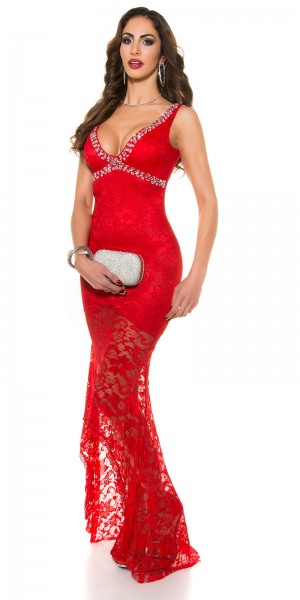 Koucla Red-Carpet-Look! Sexy Koucla Abendkleid Mit Spitze