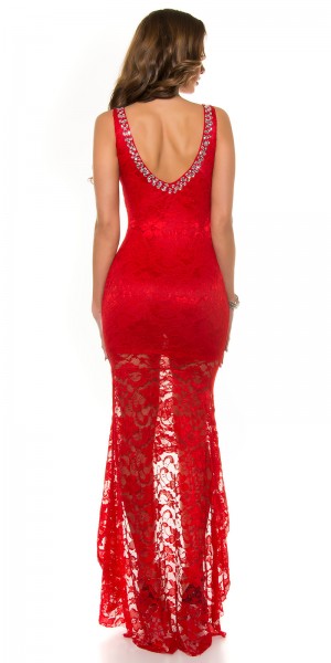 Koucla Red-Carpet-Look! Sexy Koucla Abendkleid Mit Spitze