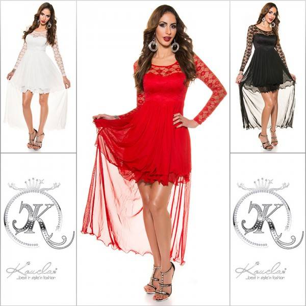 Koucla Red-Carpet-Look! Sexy Koucla Abendkleid Mit Spitze