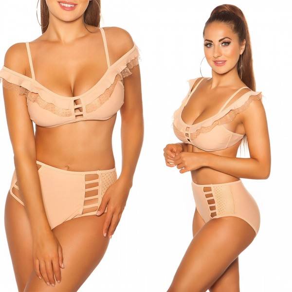 Koucla Sexy Bikini m.Highwaist-Höschen& herausnehmb. Pads