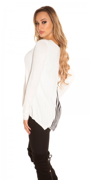 Koucla Sexy Koucla 2in1 Pullover Im Vokuhila-Schnitt