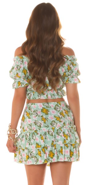 Koucla Sexy Koucla 2Piece Set Rock + CropTop Off-shoulder