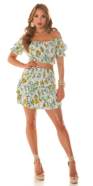 Koucla Sexy Koucla 2Piece Set Rock + CropTop Off-shoulder