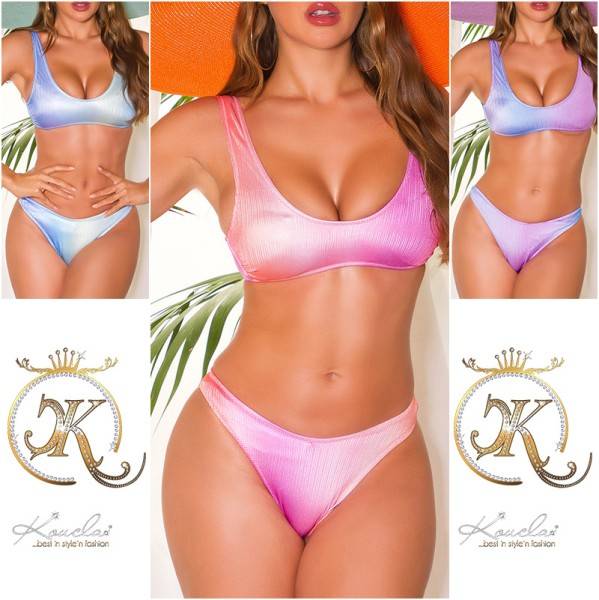 Koucla Sexy Koucla 2Piece Shiny Bikini Mit Farbverlauf