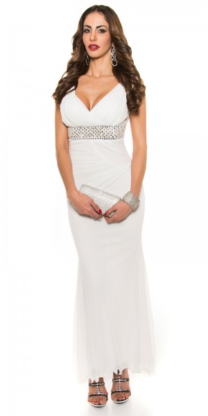 Koucla Sexy Koucla Abendkleid mit Pailletten und Perlen