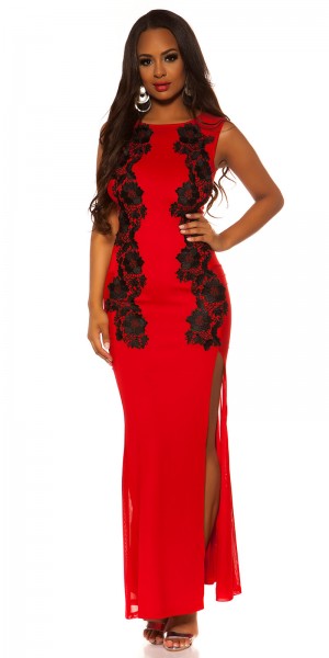 Koucla Sexy KouCla Abendkleid Mit Spitze & Sexy Rücken