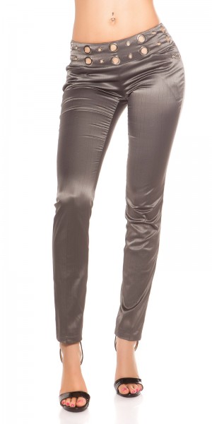 Koucla Sexy KouCla Business-Hosen Mit Nadelstreifen