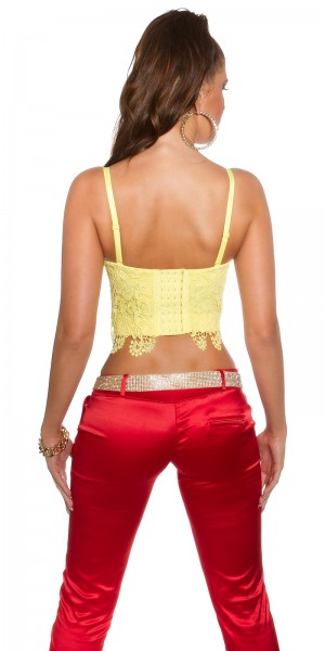 Koucla Sexy KouCla Bustier Mit Spitze Abnehmb. Träger