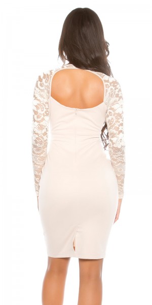 Koucla Sexy KouCla Etuikleid Mit Spitze & Sexy Rücken