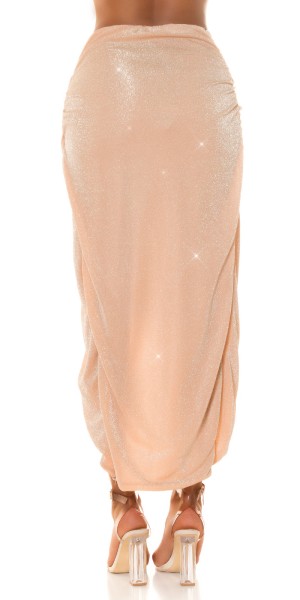 Koucla Sexy Koucla Glitzer Maxirock Mit Twist-Detail