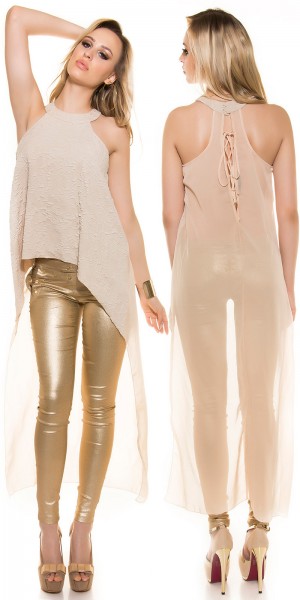 Koucla Sexy KouCla HighLow Party Necktop transparent