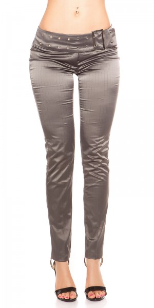 Koucla Sexy KouCla Hose M. Gürtelschnalle + Nadelstreifen