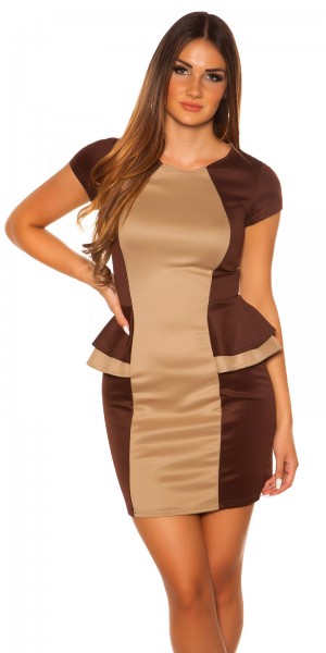 Koucla Sexy KouCla Minikleid bi-colored mit Schoesschen