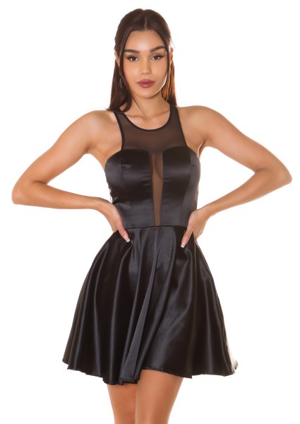 Koucla Sexy KouCla Minikleid Mit Transparentem Dekolleté