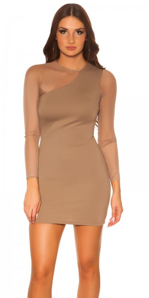 Koucla Sexy KouCla Minikleid Mit Transparenten Ärmeln