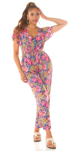 Koucla Sexy Koucla Overall Mit V-Ausschnitt & Bindegürtel