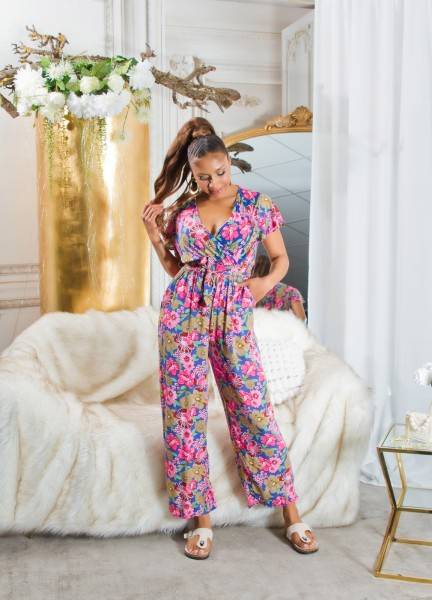 Koucla Sexy Koucla Overall Mit V-Ausschnitt & Bindegürtel