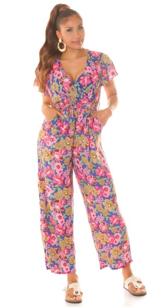 Koucla Sexy Koucla Overall Mit V-Ausschnitt & Bindegürtel