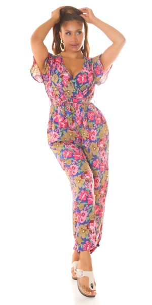 Koucla Sexy Koucla Overall Mit V-Ausschnitt & Bindegürtel