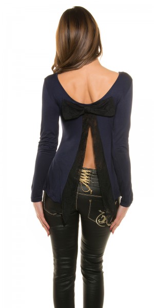 Koucla Sexy Koucla Shirt Mit Trendy Schleife Am Rücken