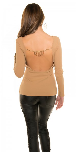 Koucla Sexy Koucla-Shirt Mit WOW!Rückenansicht & Kette