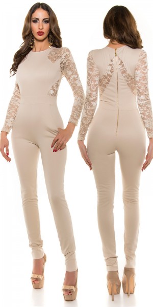 Koucla Sexy KouCla Spitzenoverall mit Reißverschluss