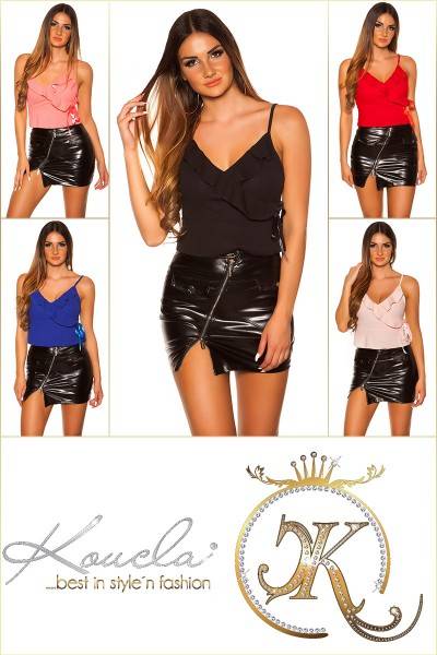 Koucla Sexy KouCla Träger Top Mit Verstellbaren Trägern