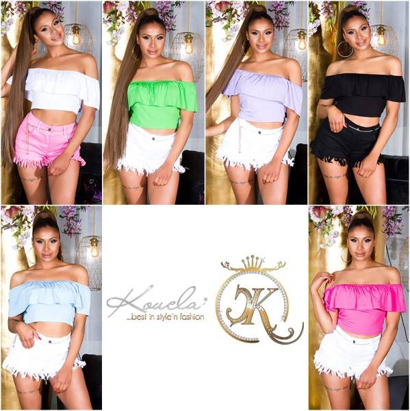 Koucla Sexy Latina Top In 4 Verschiedene Looks Anziehbar!