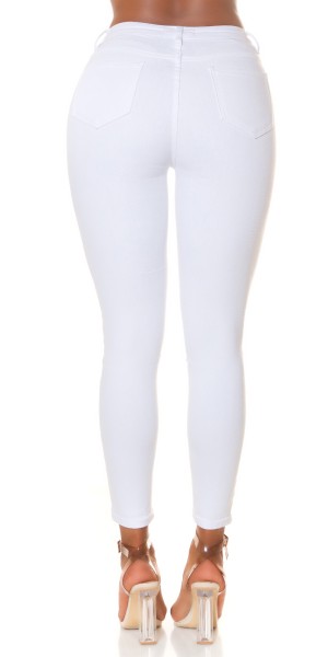 Koucla Sexy Musthave Highwaist Jeans Mit Knopf-Details