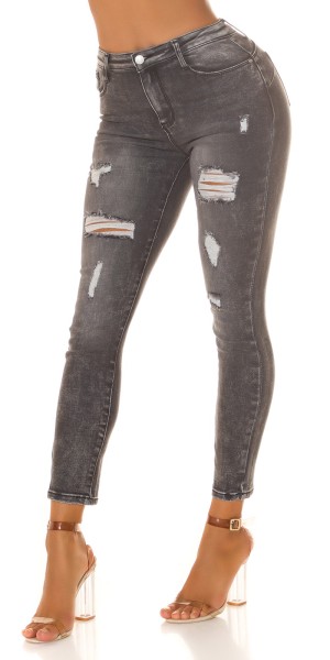 Koucla Sexy Musthave Highwaist Push-Up Jeans Im Used Look