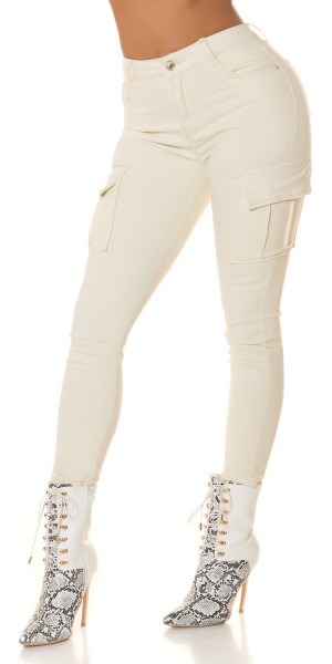 Koucla Sexy Musthave Highwaist Skinny Jeans Im Cargo Look