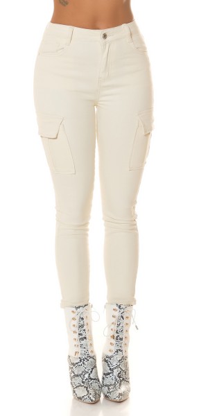 Koucla Sexy Musthave Highwaist Skinny Jeans Im Cargo Look