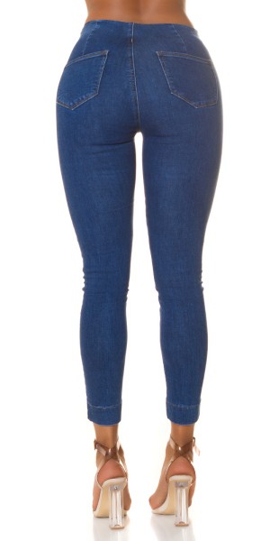 Koucla Sexy Skinny Jeans Highwaist Mit Taschen-Detail