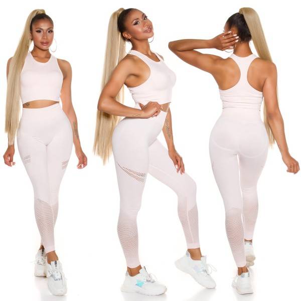 Koucla Sexy Sporty Set- Crop Top Und Push-Up Leggings