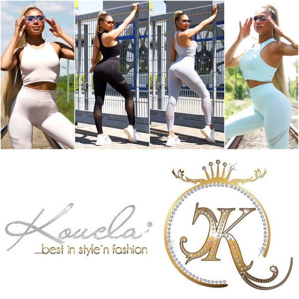 Koucla Sexy Sporty Set- Crop Top Und Push-Up Leggings