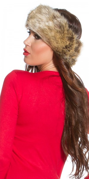 Koucla Trendy Fake Fur Stirnband/Loopschal, It S Up 2u!