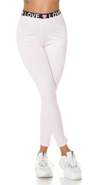 Koucla Trendy Highwaist Leggings Mit Gummibund "LOVE"