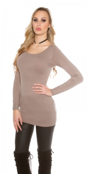 Koucla Trendy Koucla Pullover Mit Spitze Und Schnürrung