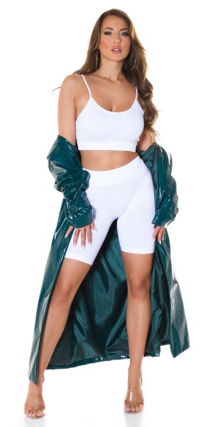 Koucla Trendy Loungewear 2 Piece Set Croptop + Shorts